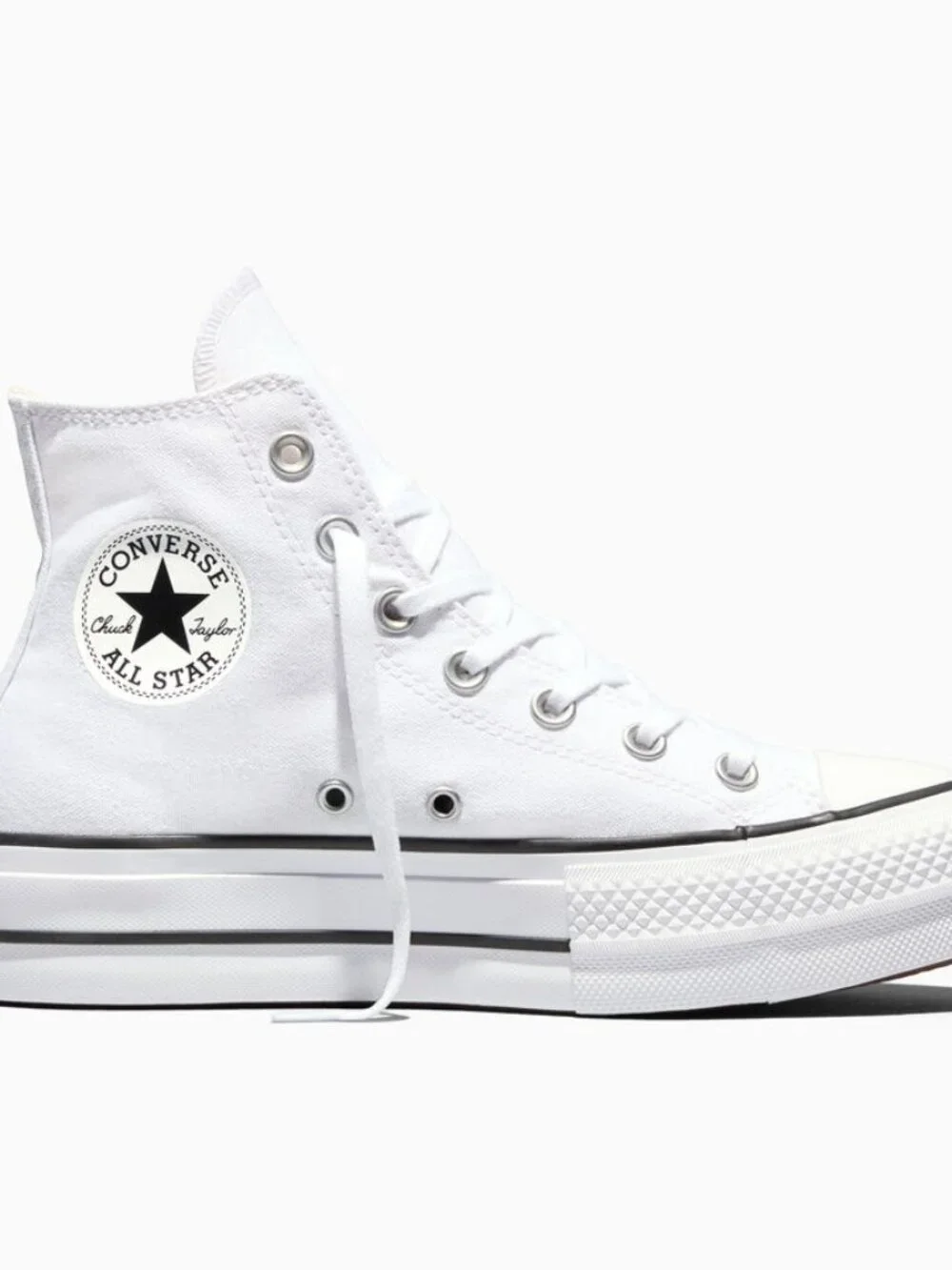 NEW Converse Chuck Taylor All Star Lift Hi Top Platform White Women size 8.5 - Picture 1 of 2